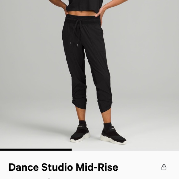 Lulu lemon Dance studio mid rise crop pants - Picture 2 of 5